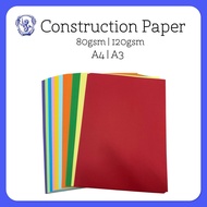 🇸🇬 Construction Paper | 80gsm 120gsm | A4 A3
