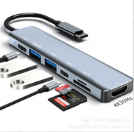 Others - usb hub3.0 適用於蘋果華為電腦 macbook type-c擴展塢（7in1 type-c轉hdmi+pd+usb-c數據+usb3.0+2.0+hdmi+sd+tf）