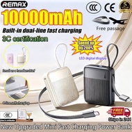 【In Stock & 3C】Remax CCC Certification Powerbank 10000mAh/20000mAh 3C Powerbank 30W Fast Charging Ty