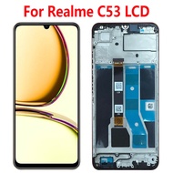 6.74"IPS For Realme C53 LCD Display Touch Screen Sensor Digiziter Assembly Replace For Realme C53 LC