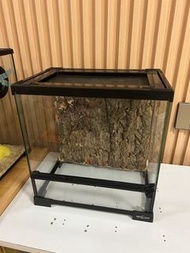 Reptizoo 爬蟲缸 前開 頂開 20*30*32cm 玻璃缸