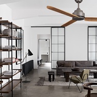 DECORATIVE CEILING FAN MT EDMA 52IN VELO, REMOTE CONTROL FAN