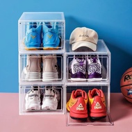 Shoe Box 3869 Transparent with Snap Lid, High Quality Large Size Smart Assembled Shoe Box - Size: 35