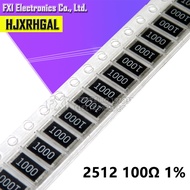 50PCS 2512 SMD Resistor  100 ohm 1% 1W 100R 101 New original