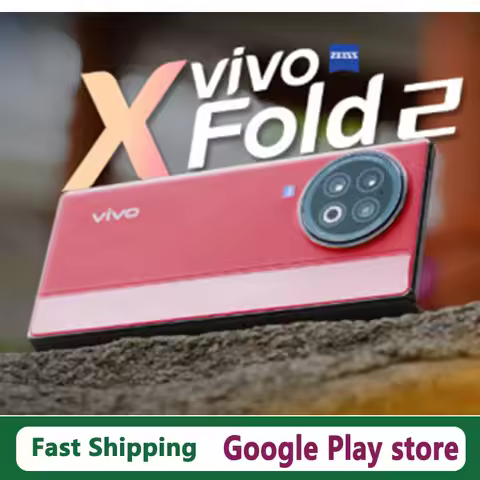 Original Vivo X Fold 2 Mobile Phone 8.03" AMOLED Folded Screen Snapdragon 8 Gen 2 Octa Core 120W Cha