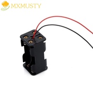 MXMUSTY AA Battery Holder Plastic Durable 4 * AA Batteries Holder Case Case Box With Wire Leads Batt