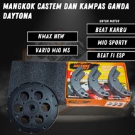 Mangkok Kampas Ganda Castem Kampas Ganda Daytona Racing Beat Mio Vario