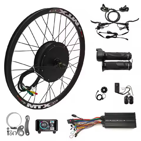Ebike Electric Bicycle 72V 100A 5000W 24" 26" 27.5" 29" MTX39 Rear Motor Wheel Conversion Kits
