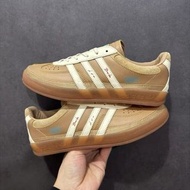 全新🌸 Bad Bunny x Lionel Messi x adidas Gazelle Indoor 板鞋 卡其色 男女同款