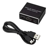 HDMI Compatible Audio Extractor + Toslink Spdif Stereo Audio Converter + 3.5mm 4kX2k Audio Splitter 