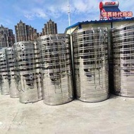 304不鏽鋼水箱保溫圓形加厚樓頂水塔蓄水罐空氣能儲水箱家用2噸
