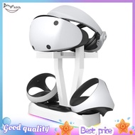 For PS VR2 Charging Station with Colorful RGB Light and Headset Holder,VR Game Controller Charging D