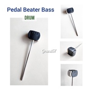 Pedal Beater Bass Drum Kick Foot Pedal Drum Beater Handle Felt