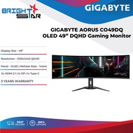GIGABYTE AORUS CO49DQ OLED DQHD 49" Gaming Monitor (144Hz/0.03ms/2x HDMI/1x HDMI/1x Type-C)