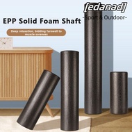 EDANAD Yoga Column, Portable High-Density Foam EPP Yoga Foam Roller, Durable Black Solid Foam Shaft 