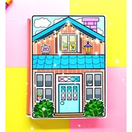 Toca Life worldquiet book Toca bocamachocolate House-new model multi-accessories paper doll toca boc