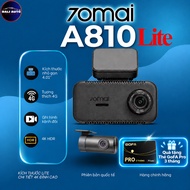 Genuine 70mai A810 Lite dash cam, international version, HDR recording - 4G compatible