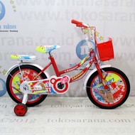 Bandung Gosend 16in Lazaro 212 Summer Fest CTB Girls' Bicycle Ages 4-7 Years