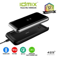 IDMIX POWER MIX POWER BANK (WIRELESS FAST CHARGE | 10000 MAH | PD18W | QC3.0 | SMART DOCK)