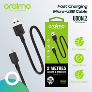 2 Meter Type C Data Cable Fast Charging Oraimo Longer & Strong Type C Cable