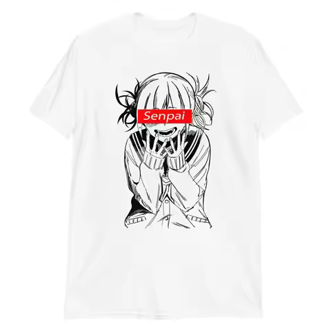 Manga Unisex T-Shirt, anime senpai hentai japan tokyo cartoon comic graphic