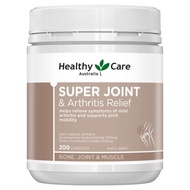 Healthy Care Super Joint &amp; Arthritis Relief 200 Capsules เน้นกระดูกและไขข้อ Exp.05/2025