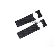 22mm Curved End Watch Band For Ulysse Nardin Silicone Rubber UN Strap 263 DIVER and MARINE Waterproo