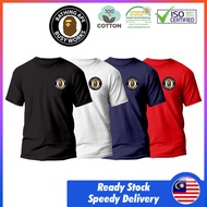 [PROMOSI HEBAT] 100% Cotton BAPE BUSY WORKS Round Neck Unisex T-Shirt TShirt Lelaki Full Cotton Tops Baju Lelaki Murah