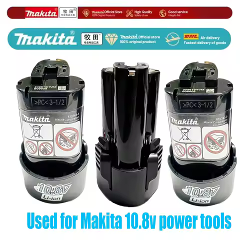 2026 Makita 10.8V Battery, 3.0Ah/2.0Ah, Compatible with Makita 10.8V Power Tool Rechargeable Batteri