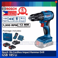 Bosch GSB 185 Li 18v Cordless Impact Hammer Drill Bosch Cordless Tools Regico Hardware