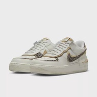 NIKE W AF1 SHADOW女休閒鞋-米豹紋-CI0919120 US6 白