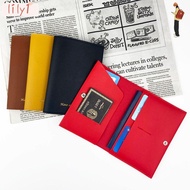 LILY Document Credit Card , Multi-card PU Leather Passport Cover, Portable Waterproof Credit Card Pr