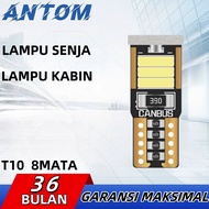 T10 Gel Silica LED Light W5W 6 SMD 7020 City Lights for Motorcycles, Cars, Brakes, Turn Signals, Mot