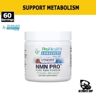 ProHealth Longevity, NMN Pro, Pure NMN Powder - Anti Aging Effects & Metabolism Booster, 250-1000mg,