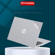 Sticker Laptop HP Matte silver 3 Sides Skin HP Pavilion 14s-cf 14-dv 14-dy 14-ce 14S-CK 15s-fr 15s-d