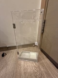 25x15x10 cm透明飾物收納櫃 連戒指托盤