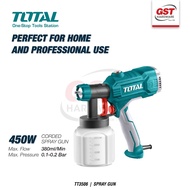 TOTAL Industrial Electric Spray Gun TT3506 Total Spray Gun Cordless Electric Spray Paint Wall Paint 