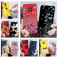 For Huawei Nova 8i Case NEN-L22 NEN-LX1 NEN-LX3 Silicone Cover Popular Flower Soft Jelly Matte Casin