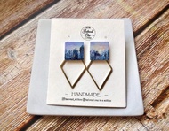 嘉頓山上原創手繪耳環