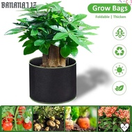 BANANA1JZ 1/3/5/7/10 Gallon Garden Planting Bag, Garden Tools 1/3/5/7/10 Gallon Grow Bag, Durable wi