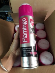 Combo 05 Chai xịt bọt Flamingo F002 vệ sinh da làm sạch ghế da nội thất ô tô
