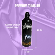 BLACK TUMBLER DRINKING BOTTLE 750ml CODE 3 Water Bottle Tumbler