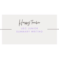 UEC Junior English Summary Exercise 初中英文统考练习