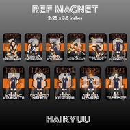 MAGNET REF | HAIKYUU | ANIME SOUVENIR | GLOSSY | WATERPROOF | HIGH QUALITY | AFFORDABLE | FRIDGE MAG