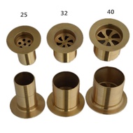 All copper laundry sink marble Strawer 25 3240 mop saliva pi All copper Washing Pool marble drainer 