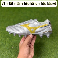 Mzn morelia sala m8 FG V1 soccer shoes (free socks + bag + cave box + protective box)