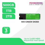 SSD INT WD GREEN SN350 / 500GB / 1TB PCIE GEN3 NVME 2280