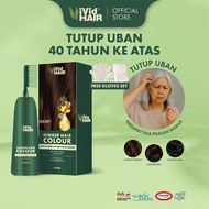 GINGER HAIR COLOUR 400ml | Syampu Pewarna Rambut Halia | Tutup Uban Dengan Mudah | Natural Black Dar