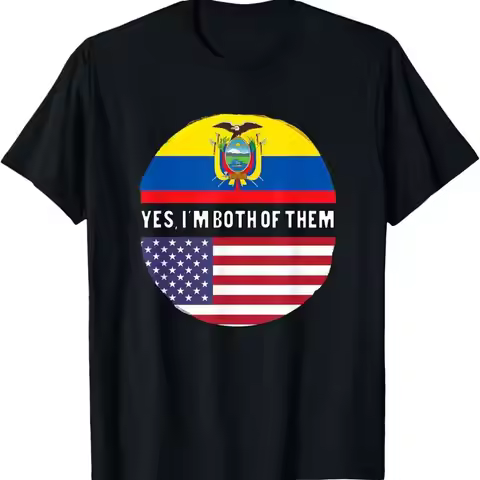 America American Ecuador Ecuadorian Mixed Dna Flag Proud T Shirt