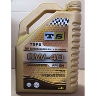Fully Synthetic Engine Oil Sae 0W40 Api SN/CF